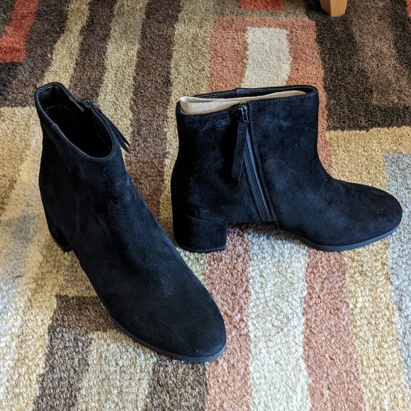 NIB Naturalizer Women's Bay Ankle Boot black 7M - Picture 2 of 6